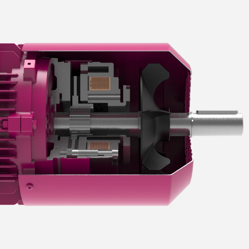 Arbre d'extension pour moteur électrique